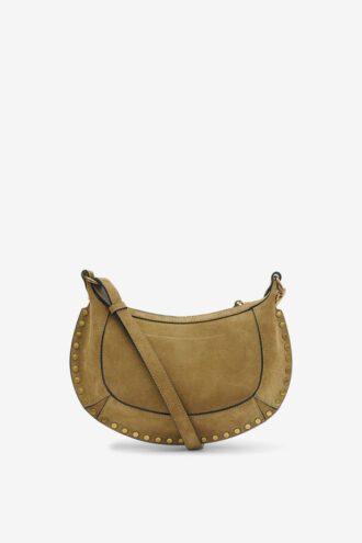 Oskan Moon Suede Calfskin Leather Shoulder Bag