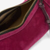 Oskan Moon Suede Calfskin Leather Shoulder Bag