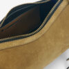 Oskan Moon Suede Calfskin Leather Shoulder Bag