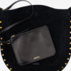 Oskan Soft Bag in Suede Calfskin Leather