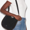Oskan Soft Bag in Suede Calfskin Leather