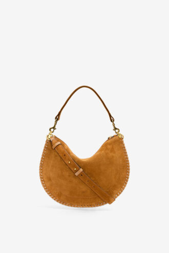 Oskan Soft Zip Bag in Braided Suede Calfskin Leather