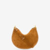 Oskan Soft Zip Bag in Braided Suede Calfskin Leather