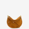Oskan Soft Zip Bag in Braided Suede Calfskin Leather