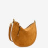 Oskan Soft Zip Bag in Braided Suede Calfskin Leather