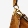 Oskan Soft Zip Bag in Braided Suede Calfskin Leather
