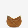 Oskan Soft Zip Bag in Suede Calfskin Leather