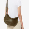 Oskan Soft Zip Bubble Leather Bag