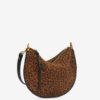 Oskan Soft Zip Printed Suede Leather Bag