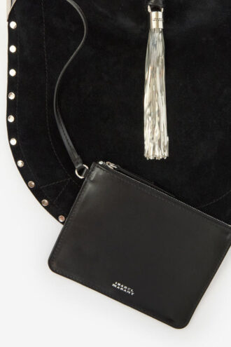Oskan Tassel Suede Calfskin Leather Shoulder Bag