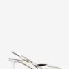 Padim High-Heeled Slingback Mirror Effect Pumps