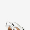 Padim High-Heeled Slingback Mirror Effect Pumps
