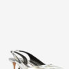 Padim High-Heeled Slingback Mirror Effect Pumps