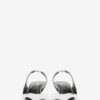 Padim High-Heeled Slingback Mirror Effect Pumps
