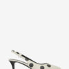 Paldo Leather Polka Dot Print Slingbacks