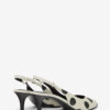 Paldo Leather Polka Dot Print Slingbacks