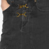 Pavina Denim Skirt with Snap Hooks