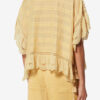 Payton Caftan Style Cotton and Floral Lace Top