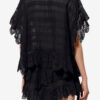 Payton Caftan Style Cotton and Floral Lace Top