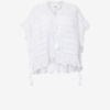 Payton Caftan Style Cotton and Floral Lace Top