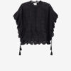 Payton Caftan Style Cotton and Floral Lace Top