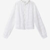 Peline Cotton and Floral Lace Blouse