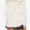 Pelson Embroidered Gauze Blouse