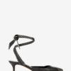Pilvee High-Heeled Slingback Pumps in Studded Calfskin Leather