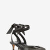 Pilvee High-Heeled Slingback Pumps in Studded Calfskin Leather