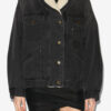 Pimia Denim and Faux Fur Jacket