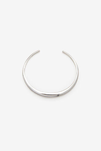 Pio Silver-Finish Brass Bangle Bracelet