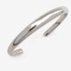 Pio Silver-Finish Brass Bangle Bracelet