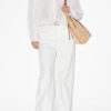 Plalia Gathered Cotton Voile Blouse