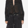 Plalia Gathered Cotton Voile Blouse