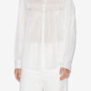 Plalia Gathered Cotton Voile Blouse