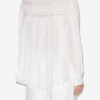 Plalia Gathered Cotton Voile Blouse