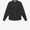 Plalia Gathered Cotton Voile Blouse