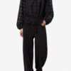 Polly Cotton and Floral Lace Blouse