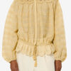 Polly Cotton and Floral Lace Blouse