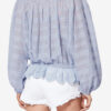 Polly Cotton and Floral Lace Blouse