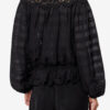 Polly Cotton and Floral Lace Blouse