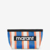 Powden Striped Clutch Bag