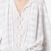 Preya Short Ruffled Cotton and Floral Lace Dress