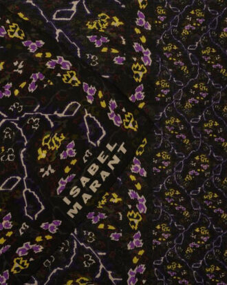 Printed Cotton Silk Scarf Luana