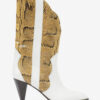 Printed Leather Ankle Boots Witney