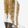 Printed Leather Ankle Boots Witney