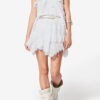 Prisha Cotton and Floral Lace Top