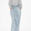 Prissa Cotton Sweatshirt with Structured Shoulders