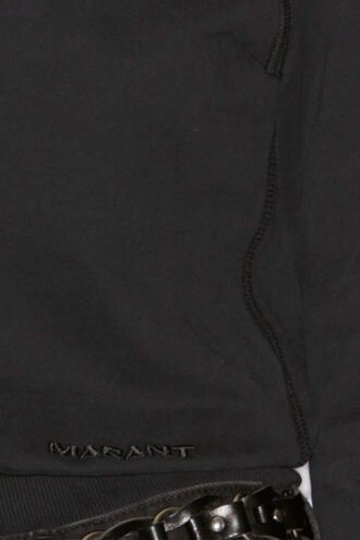 Prissa Cotton Sweatshirt with Structured Shoulders