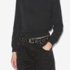 Prissa Cotton Sweatshirt with Structured Shoulders